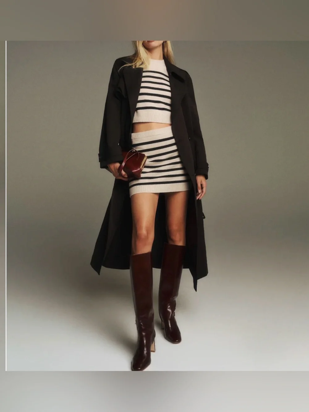 Reformation Londyn Cashmere Two Piece Set NWT